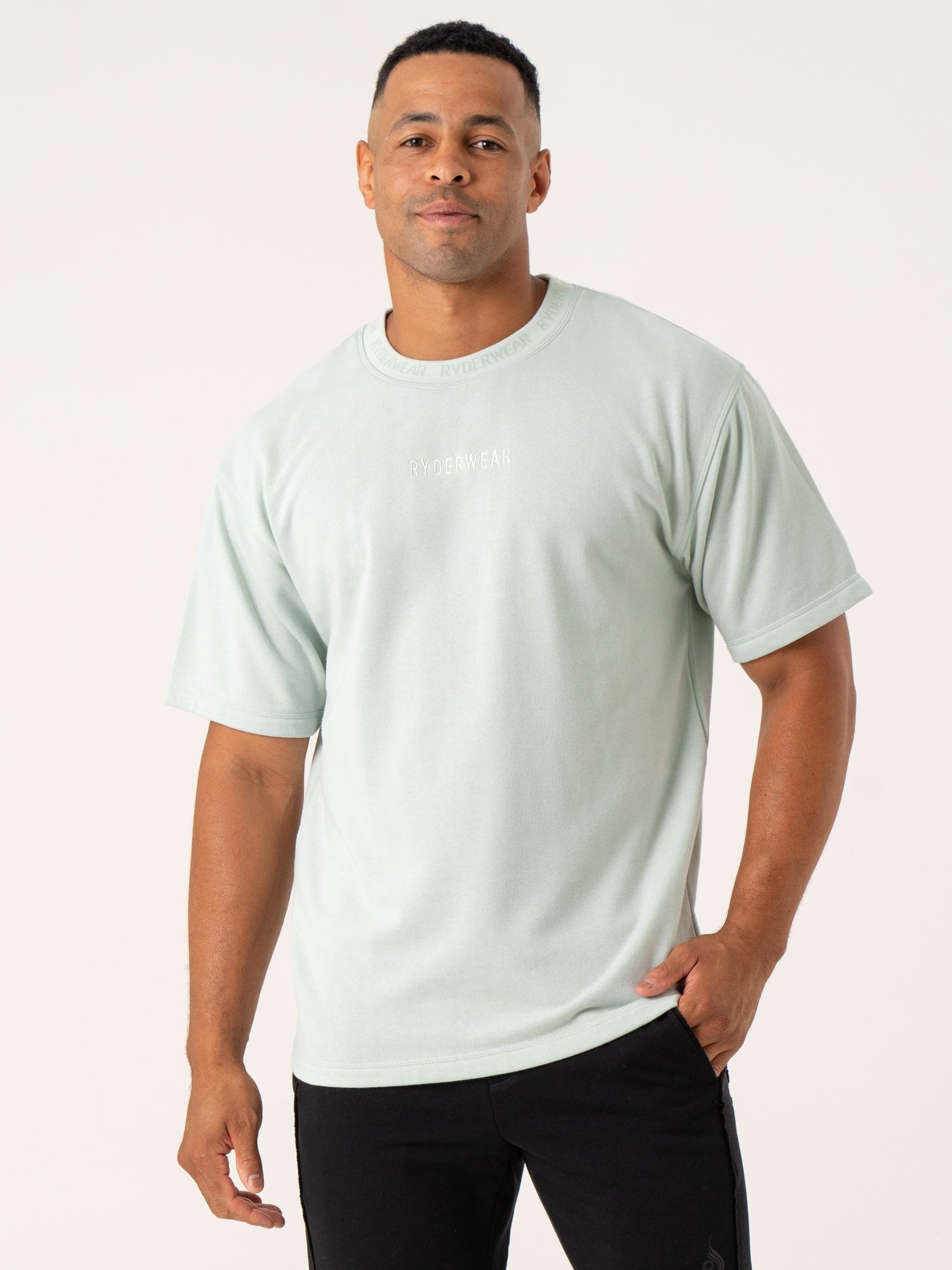 Spearmint Pursuit Fleece T-Shirt