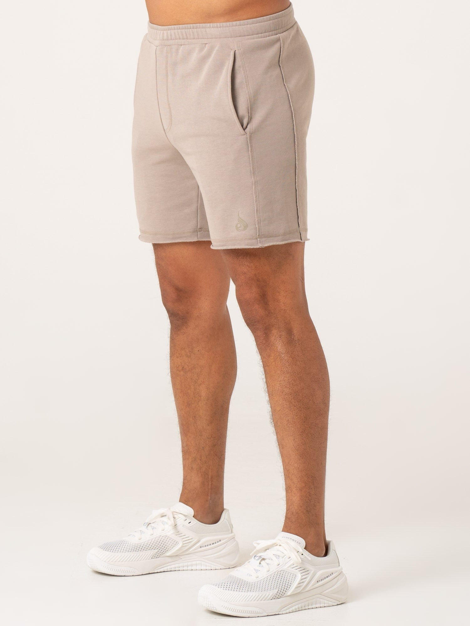 Taupe Pursuit Track Shorts